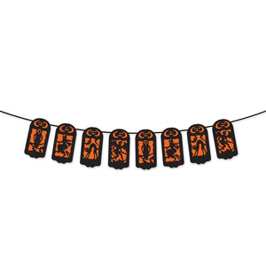 Vintage Halloween String Banner - Bulk 12 Pack