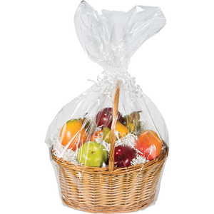 Bulk Pack of 3 Large Clear Basket Bag -Basket Not Included