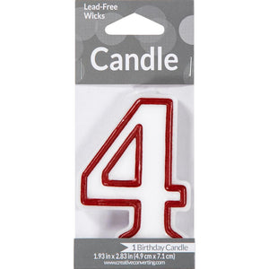 Bulk Pack of 5 #4 Candle