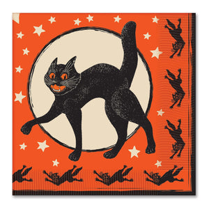 Vintage Halloween Luncheon Napkins - Bulk 192 Pack