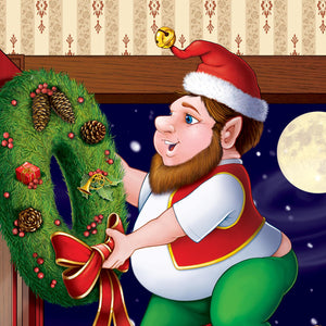 Bulk Christmas Elves Door Cover (Case of 12) by Beistle