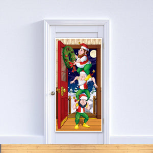 Bulk Christmas Elves Door Cover (Case of 12) by Beistle