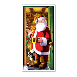 Christmas Santa Door Cover - Bulk 12 Pack