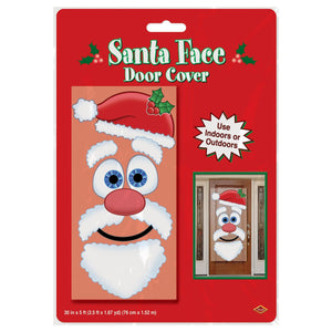 Santa Face Door Decoration