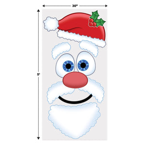 Santa Face Door Decoration