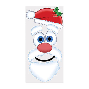 Christmas Santa Face Door Cover - Bulk 12 Pack