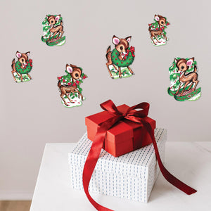 Bulk Vintage Christmas Reindeer Cutouts (Case of 72) by Beistle