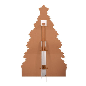 Beistle Christmas Tree Stand-Up - 69 inch x 44.75 inch, Holiday Decorations, 1/pkg, 4/case