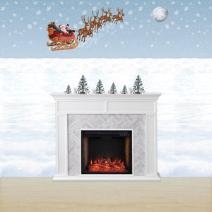 Christmas Winter Sky Backdrop (1/Package)