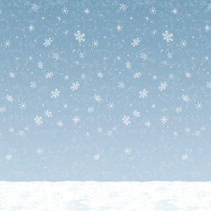 Winter Sky Backdrop Decoration - Bulk 6 Pack