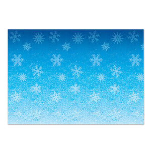 Christmas Snowflakes Backdrop - Bulk 6 Pack