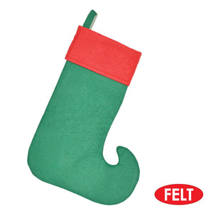 Bulk Felt Elf Stocking (12 Per Case) by Beistle