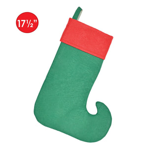 Bulk Felt Elf Stocking (12 Per Case) by Beistle