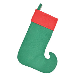 Christmas Felt Elf Stocking - Bulk 12 Pack