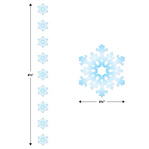 Beistle Snowflake Stringers - 78-inch Size - Christmas/Winter Stringers