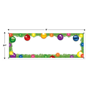 Holiday Sign Banner Decoration