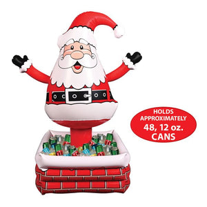 Beistle Bulk Inflatable Santa Cooler