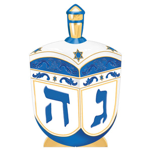 Dreidel Stand-Up Decoration - Bulk 4 Pack