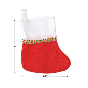 Bulk Mini Christmas Stockings (Case of 72) by Beistle