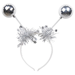 Christmas Silver Ball Boppers - Bulk 12 Pack