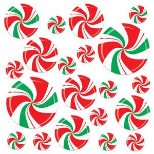 Christmas Peppermint Cutouts - Bulk 240 Pack