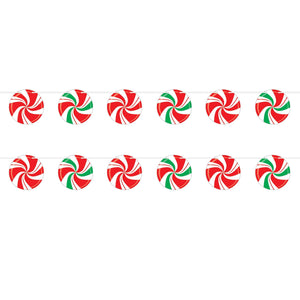 Bulk Peppermint Streamer (Case of 12) by Beistle