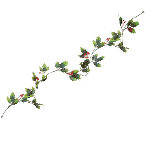 Christmas Holly/Berry Garland - Bulk 12 Pack