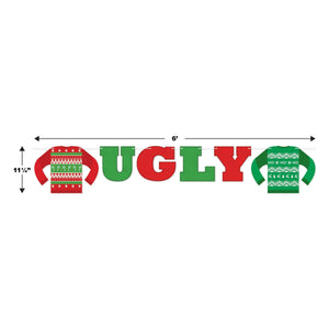 Ugly Sweater Streamer, party supplies, decorations, The Beistle Company, Winter/Christmas, Bulk, Holiday Party Supplies, Christmas Party Supplies, Christmas Party Decorations, Christmas Party Streamers