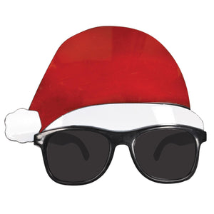 Christmas Santa Hat Glasses - Bulk 6 Pack