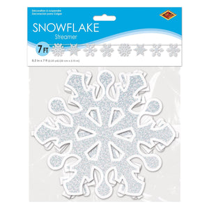 Bulk Snowflake Streamer (Case of 12) by Beistle