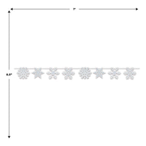 Bulk Snowflake Streamer (Case of 12) by Beistle