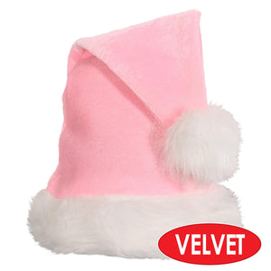 Bulk Light Pink Santa Hat (12 Pkgs Per Case) by Beistle