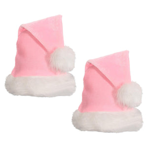 Bulk Light Pink Santa Hat (12 Pkgs Per Case) by Beistle