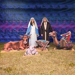 Beistle Bulk Nativity Scene Stand-Ups - 16 Pack