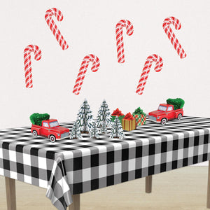 Christmas Candy Cane Cutout Decoration