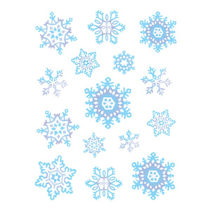 Christmas Snowflake Stickers - Bulk/48 Sticker Sheets