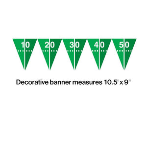 Bulk Pack of 2 Football Flag Banner