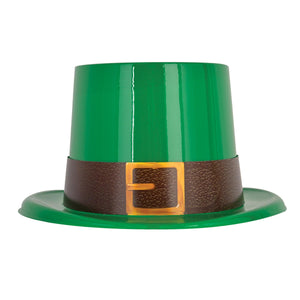 St. Patrick's Day Plastic Leprechaun Top Hat - Bulk 25 Pack