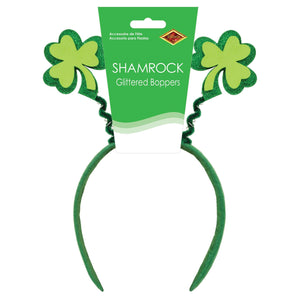 Glittered Shamrock Boppers