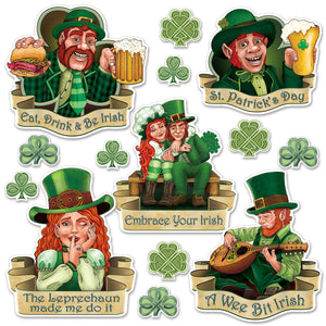 St Patrick's Day Cutouts - Bulk/168 Cutouts