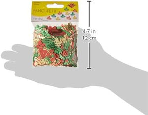 Beistle Bulk Fiesta Confetti Sombreros red - gold - green (1 Oz per Pack) - 12 Packs