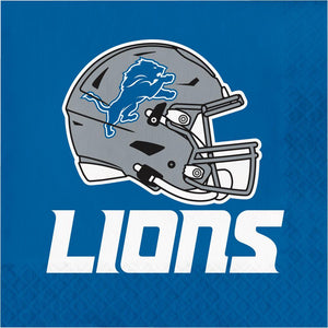 Bulk Pack of 32 Detroit Lions Napkins