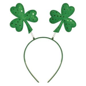 Sequined Shamrock Boppers - Bulk 12 Pack