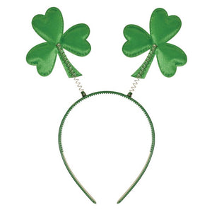 Beistle Bulk Sequined Shamrock Boppers - 12 Pack