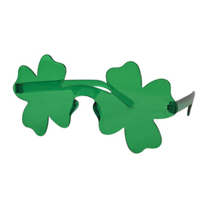 Beistle Shamrock Glasses - St. Patricks Shamrock Glasses