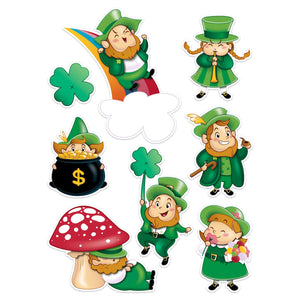 Leprechaun/Shamrock Stickers - Bulk/48 Sticker Sheets