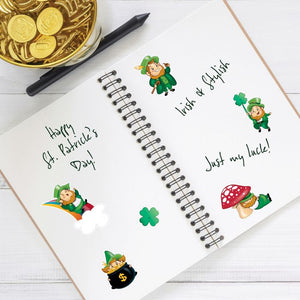 Beistle Bulk Leprechaun/Shamrock Stickers - 48 Sticker Sheets