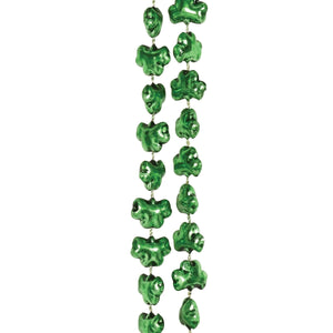 Bulk Mini Shamrock Bead Necklaces (12 Pkgs Per Case) by Beistle