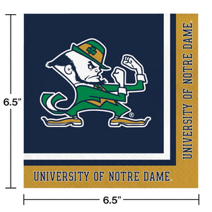 Notre Dame Fighting Irish 2-Ply Paper Luncheon Napkin (20/Pkg)