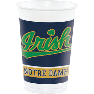 Notre Dame Fighting Irish 20 oz Plastic Cups (8/Pkg)